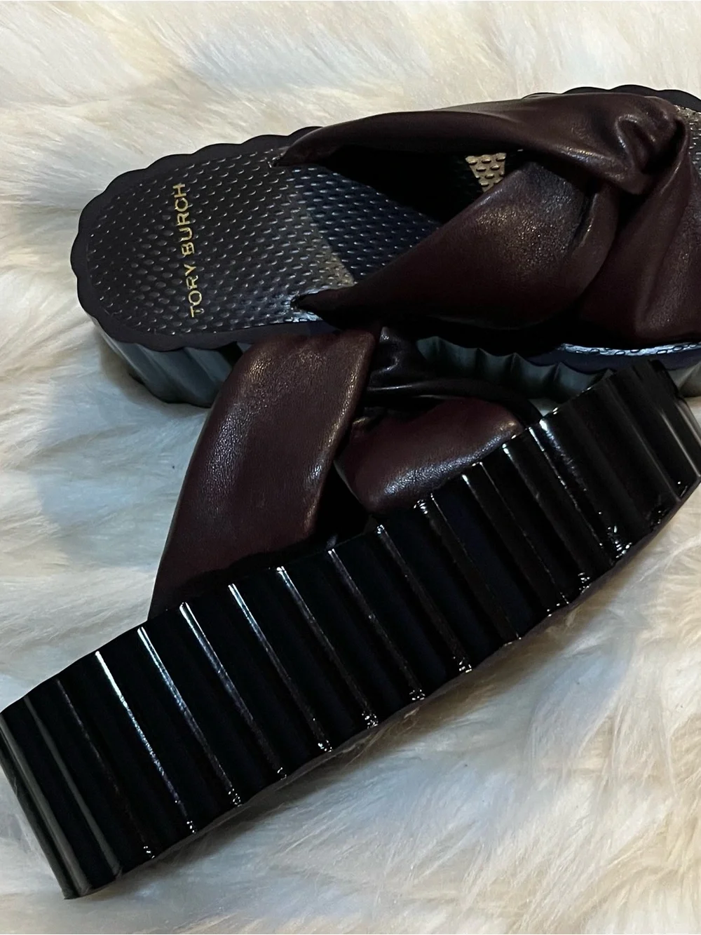 Tory Burch knotted leather